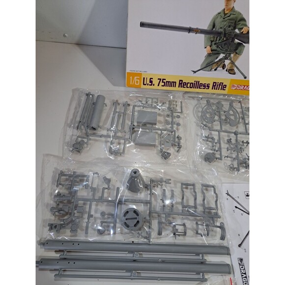 NOB Dragon 75019 1:6 Scale U.S. 75mm Recoilless Rifle Model Kit - Picture 3 of 15